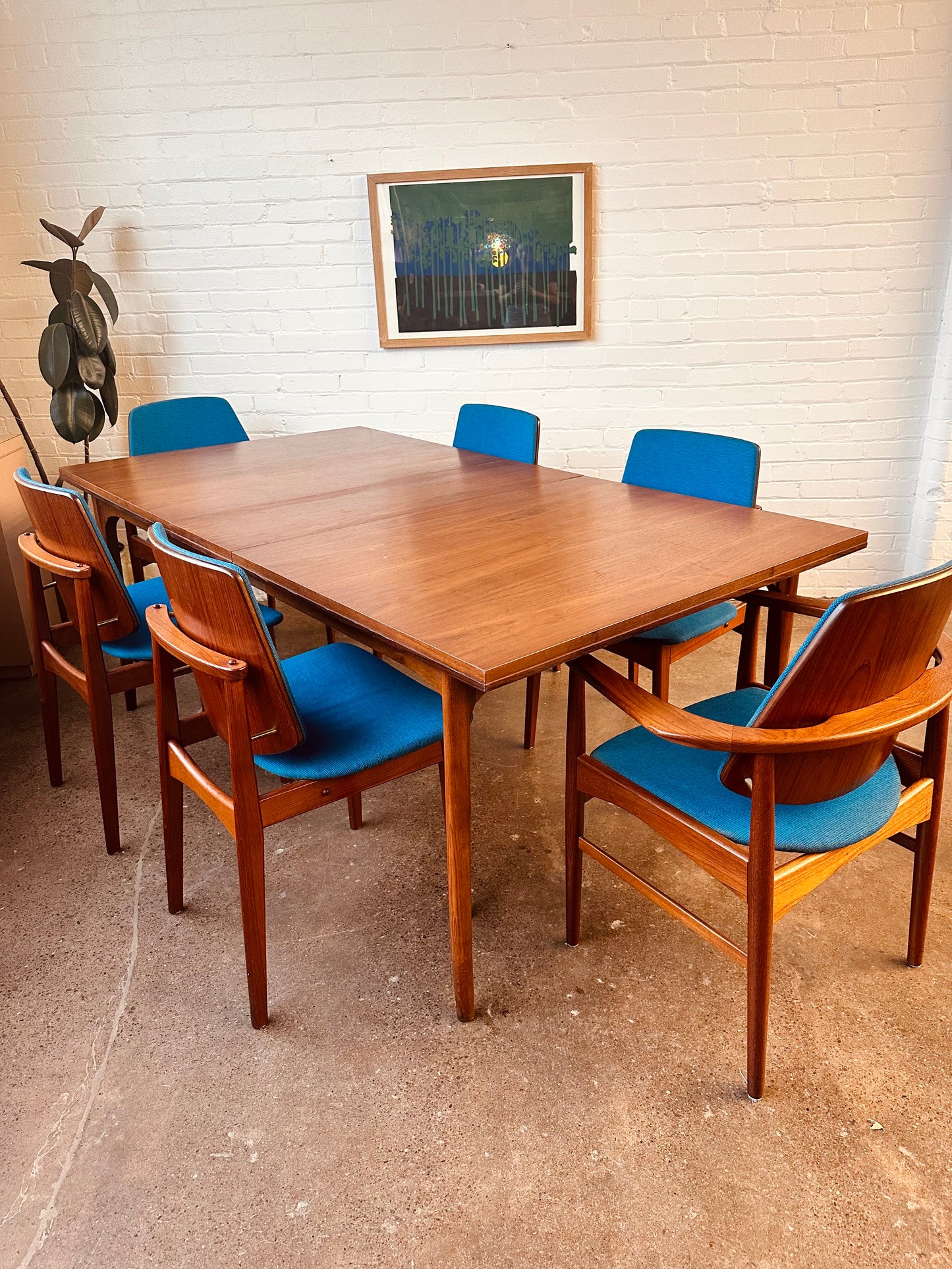 SET OF 6 TEAK DINING CHAIRS BY ARNE HOVMAN-OLSEN