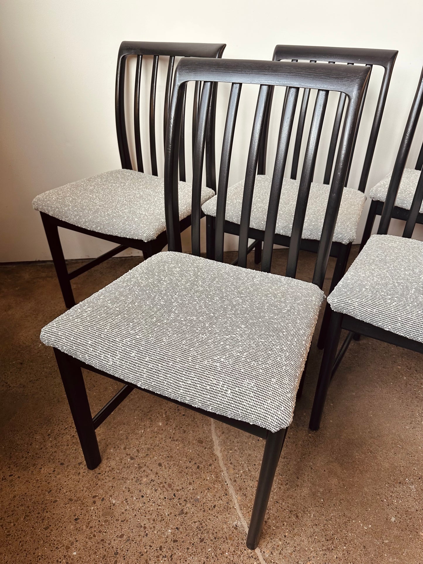 SET OF 8 DINING CHAIRS BY FOLKE OHLSSON FOR DUX SWEDEN