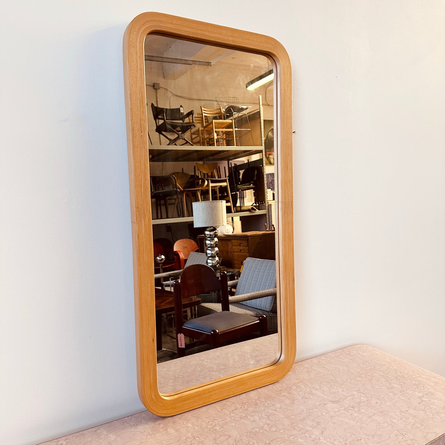 LL BERGER BENTWOOD WALL MIRROR