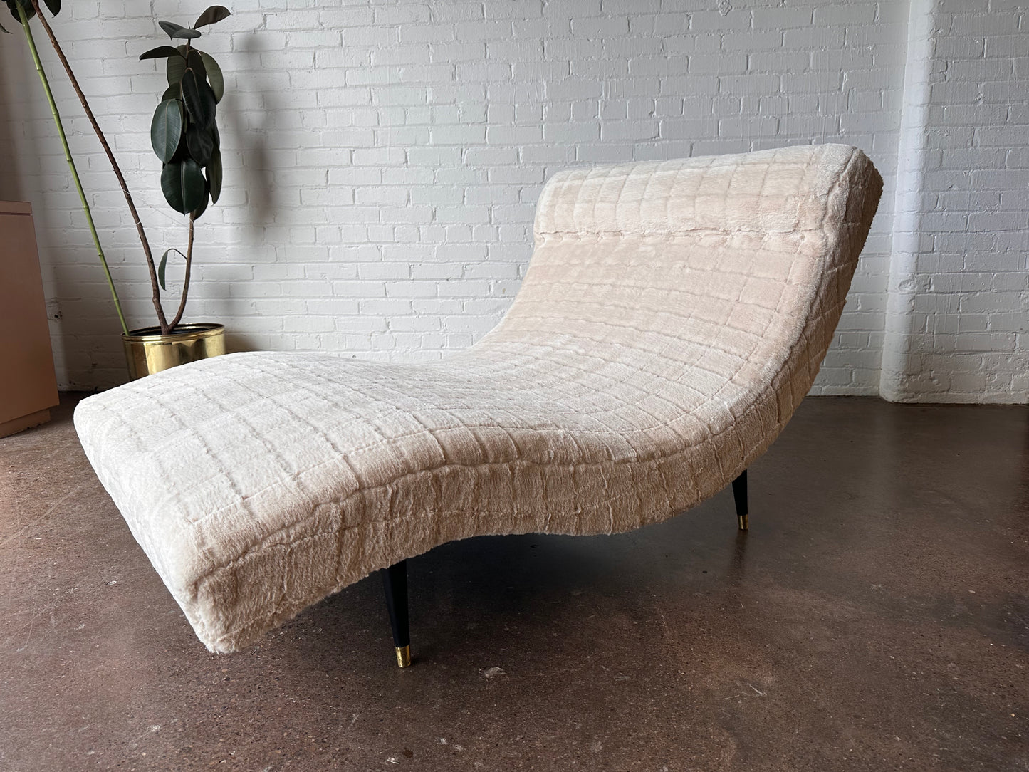 ADRIAN PEARSALL FOR CRAFT ASSOCIATES WAVE CHAISE LOUNGE