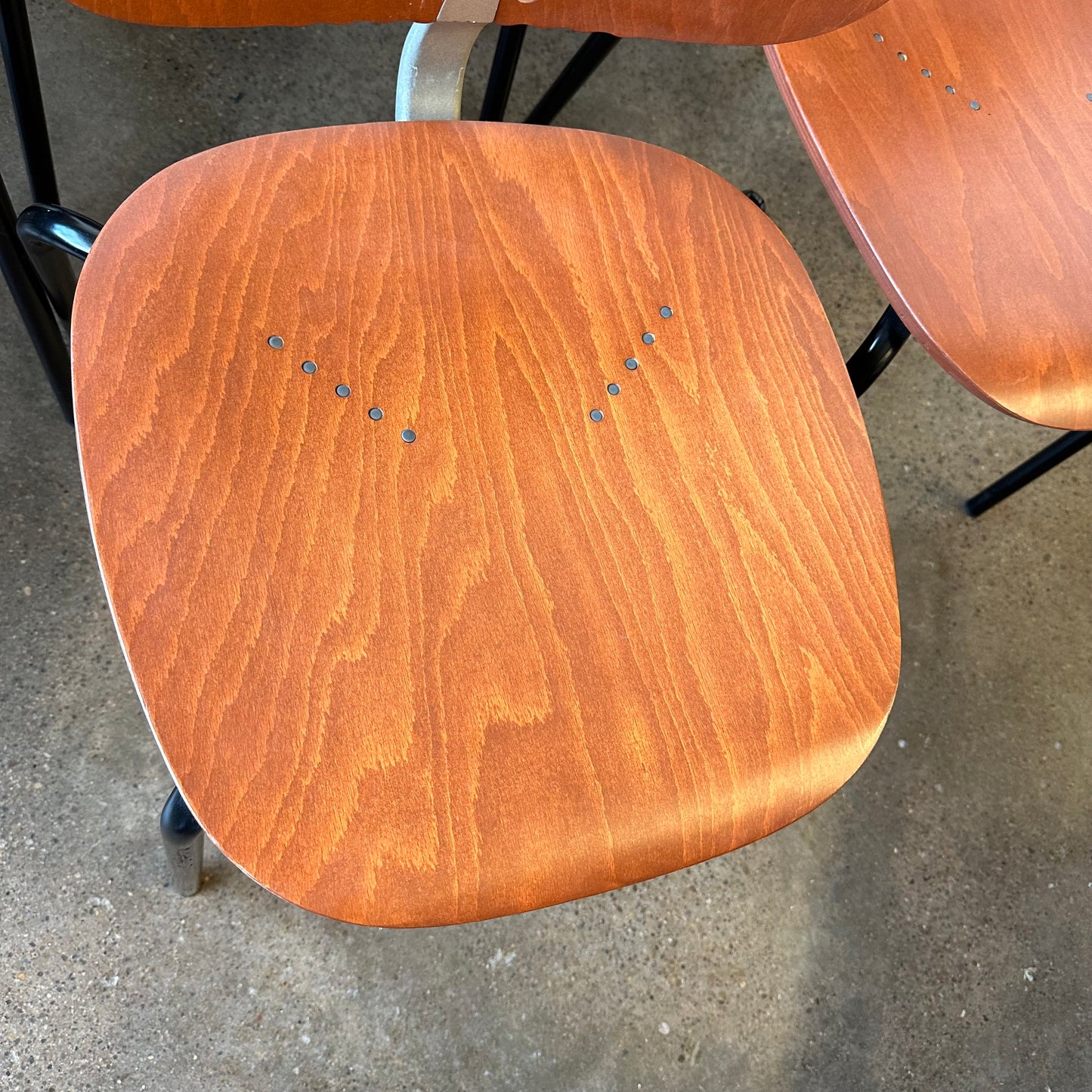 GIANCARLO PIRETTI XYLON INDUSTRIAL BENTWOOD CHAIRS (7 AVAILABLE)