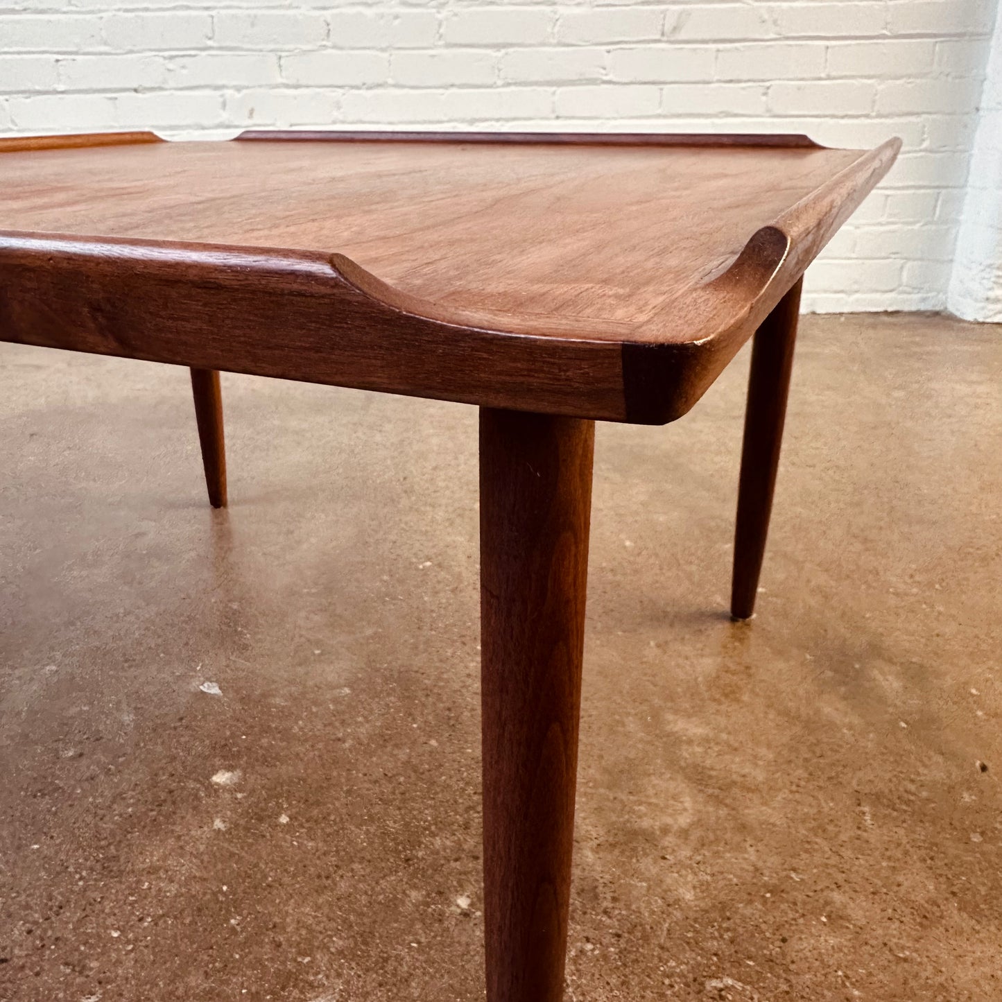 POUL JENSEN DANISH WALNUT COFFEE TABLE