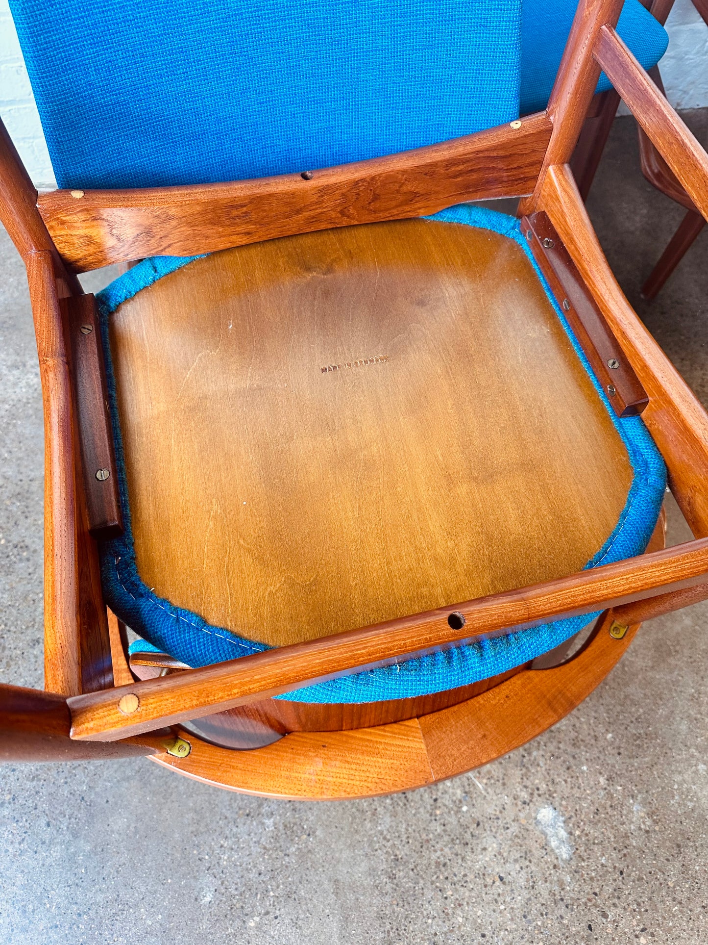SET OF 6 TEAK DINING CHAIRS BY ARNE HOVMAN-OLSEN