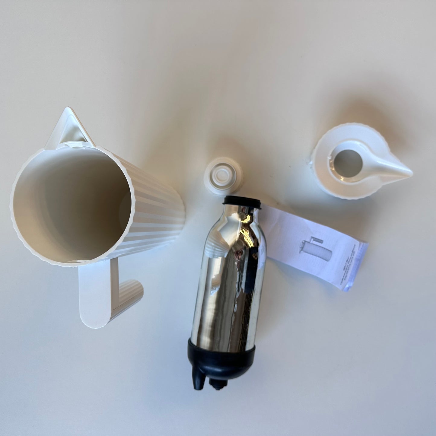 MICHELE DE LUCCHI FOR ALESSI PLISSÉ INSULATED THERMOS PITCHER