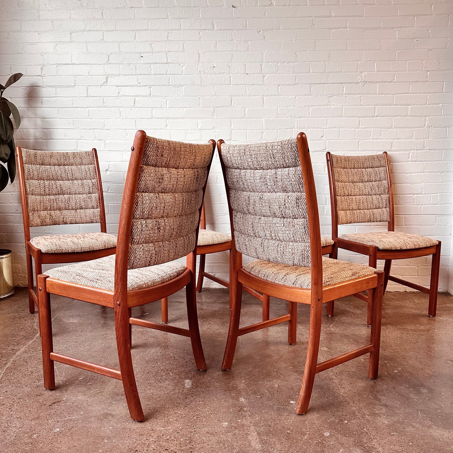 1960S ANDERSEN TEAK DINING CHAIRS FOR ULDUM MØBELFABRIK