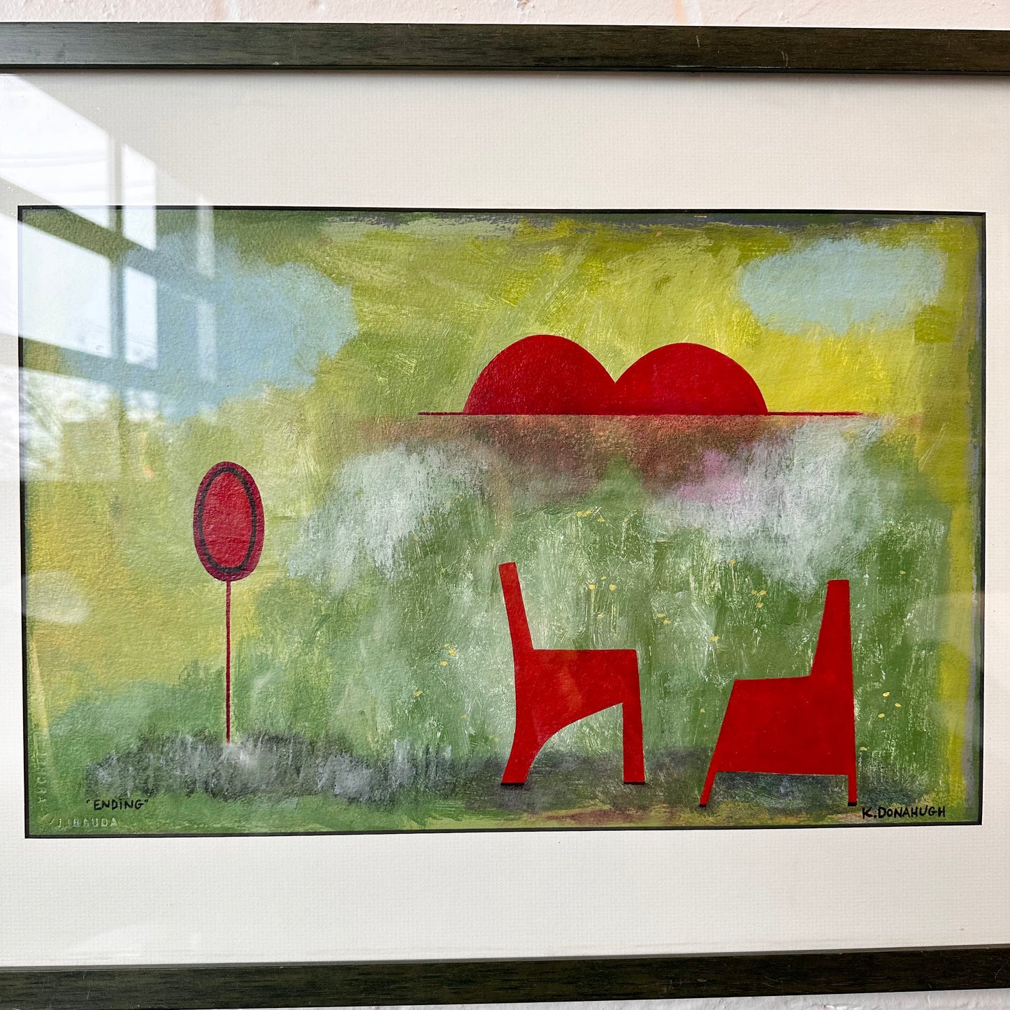 SIGNED ARTWORK BY KELLY DONAHUGH “ENDING” 2001