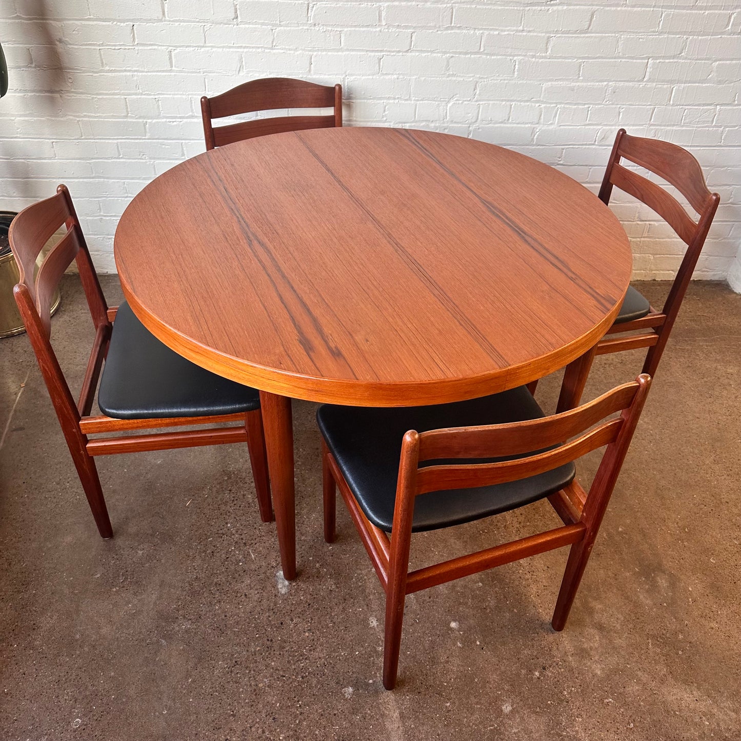 1960S BOLTINGE STOLEFABRIK DANISH TEAK DINING CHAIRS, SET OF 4