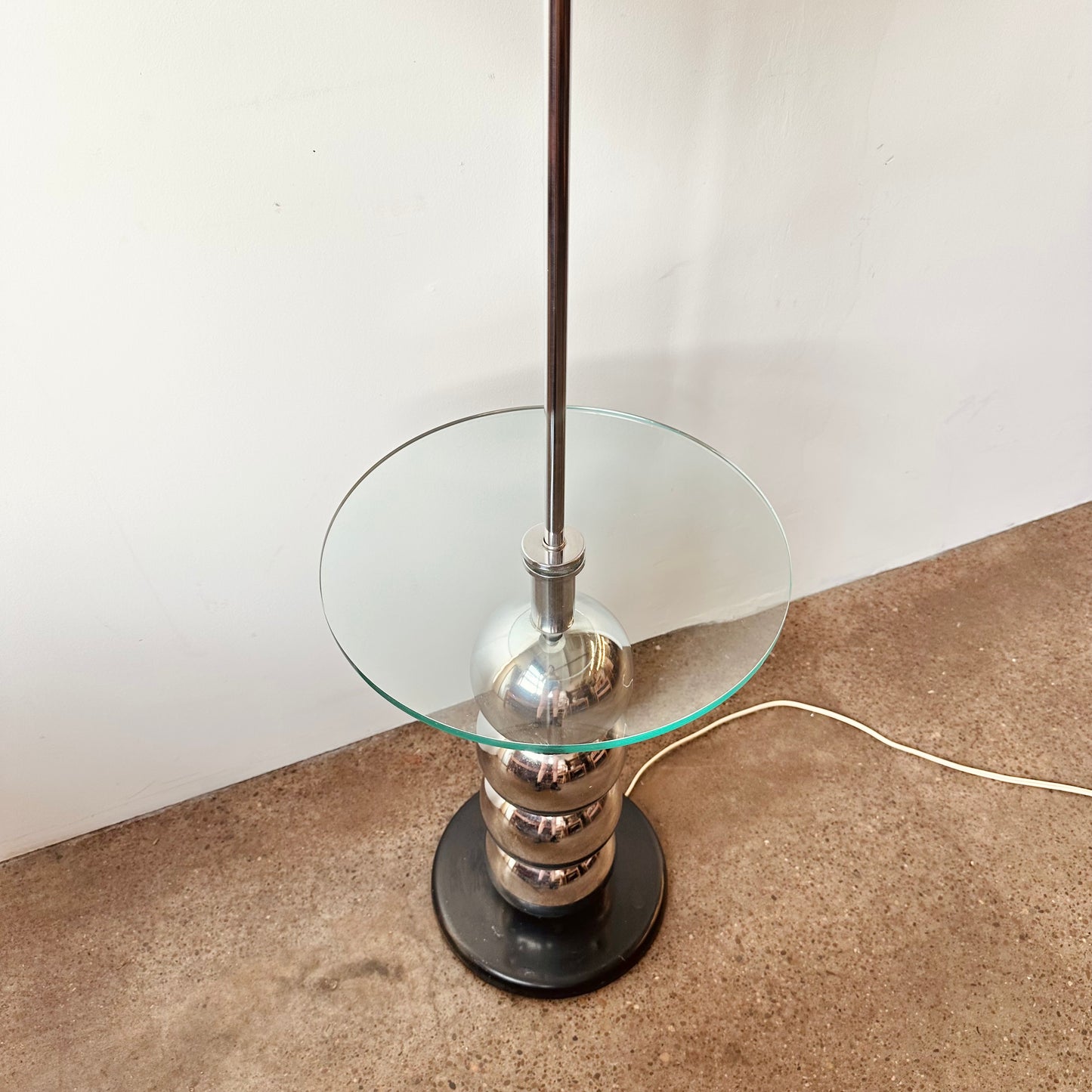 GEORGE KOVACS CHROMESTACKED BALL FLOOR LAMP