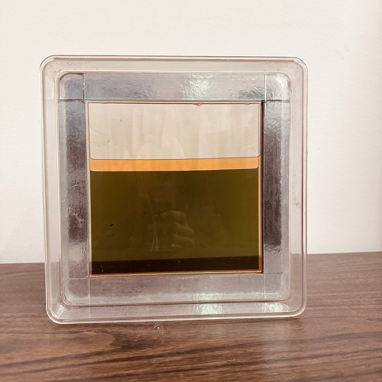 ARTEK 8" COLOR WINDOW PLASTIC LIQUID MOTION DESK TOY OP ART 1970S
