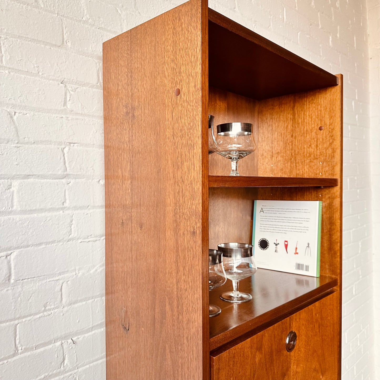 BELGIAN PULL-DOWN DESK / BAR CABINET BY VAN PELT