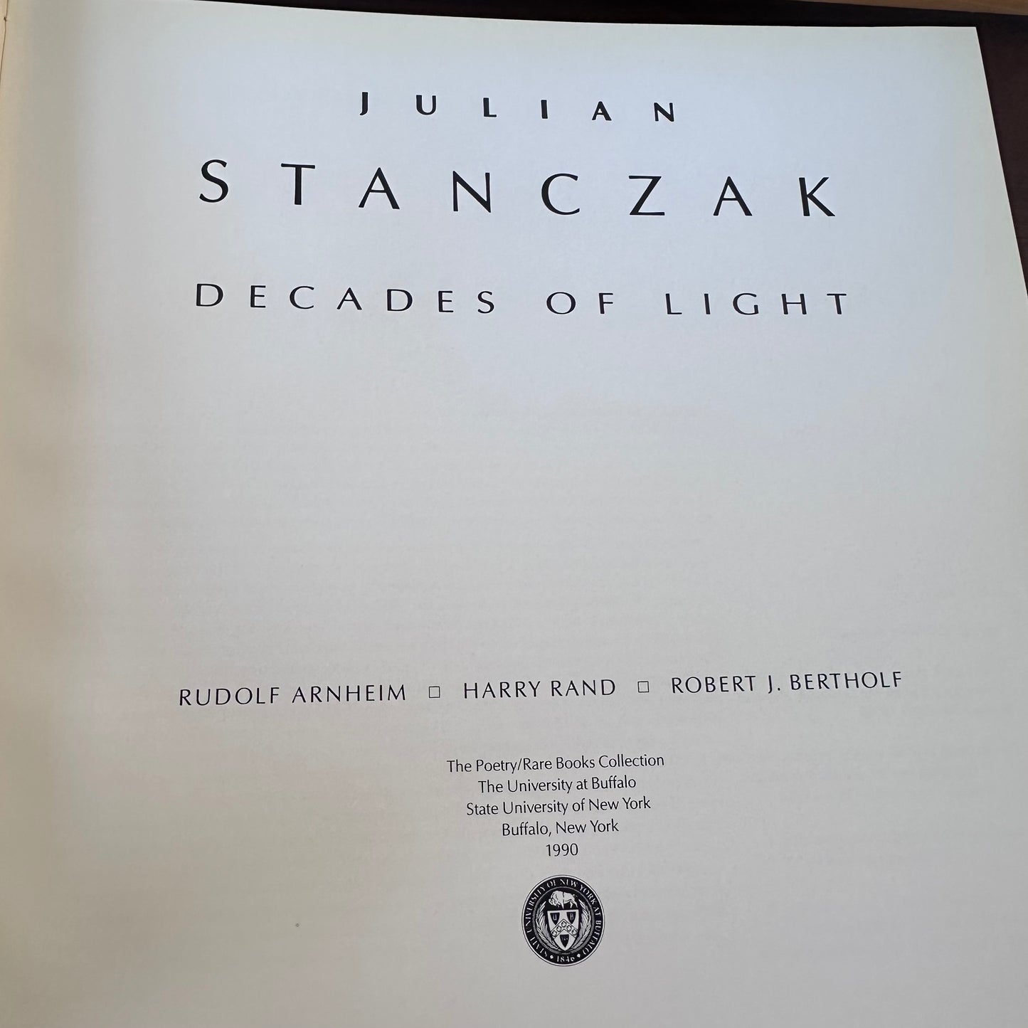 JULIAN STANCZAK EXHIBITION ORIGINAL FRAMED PRINT AND HARD COPY BOOK
