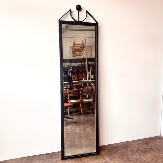 MODERNIST BLACK FRAME FULL LENGTH FLOOR MIRROR
