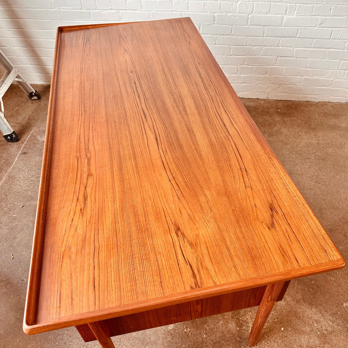 PETER LØVIG NIELSEN DANISH MODERN TEAK FLOATING DESK