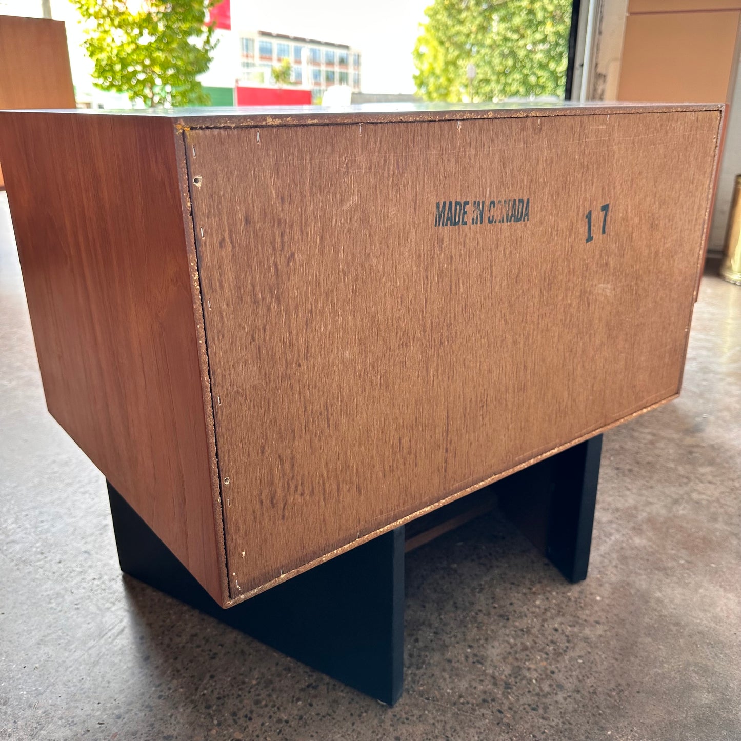 MCM RS ASSOCIATES TEAK NIGHTSTANDS - PAIR