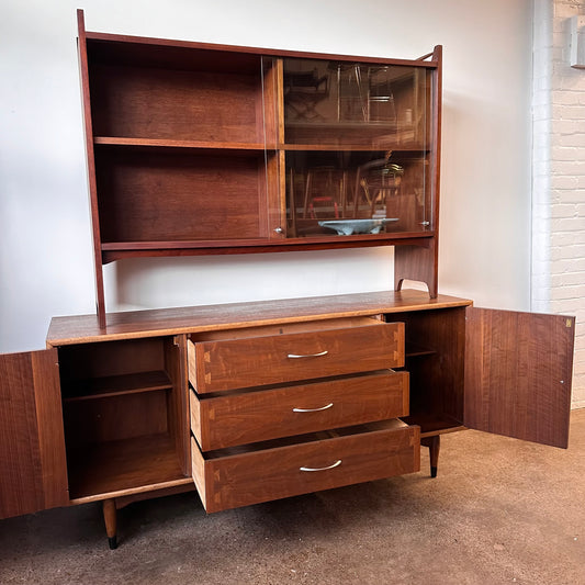 LANE ACCLAIM ANDRES BUS MID-CENTURY TWO PIECE HUTCH