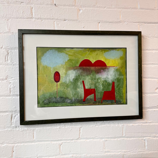 SIGNED ARTWORK BY KELLY DONAHUGH “ENDING” 2001