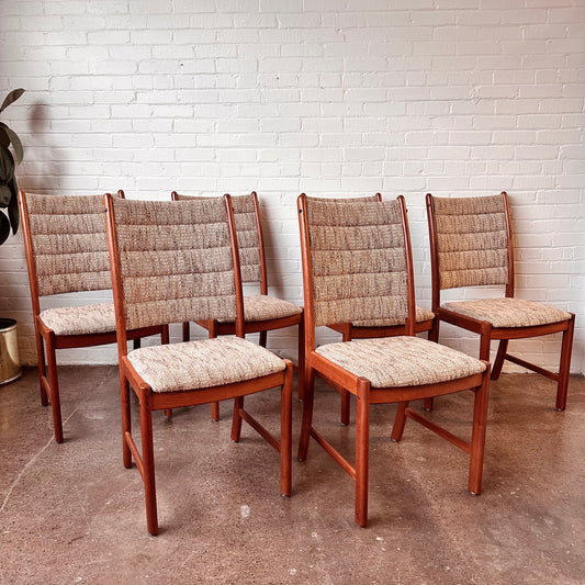 1960S ANDERSEN TEAK DINING CHAIRS FOR ULDUM MØBELFABRIK