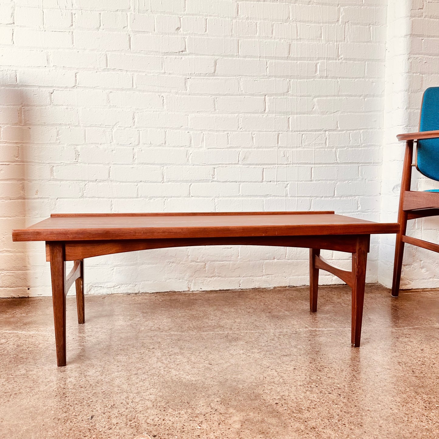 MCM DANISH TEAK COFFEE TABLE
