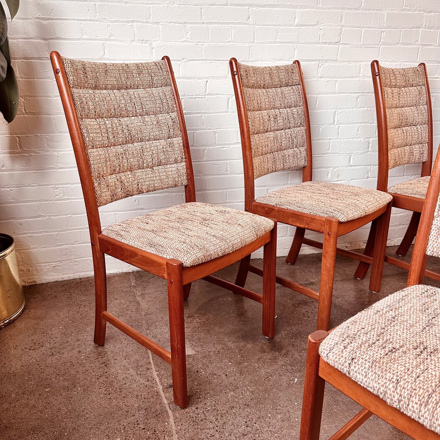 1960S ANDERSEN TEAK DINING CHAIRS FOR ULDUM MØBELFABRIK