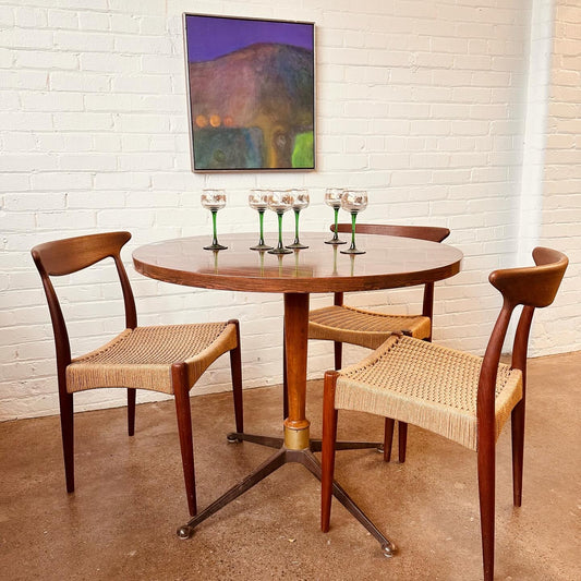 ARNE HOVMAND OLSEN DANISH TEAK DINING CHAIRS