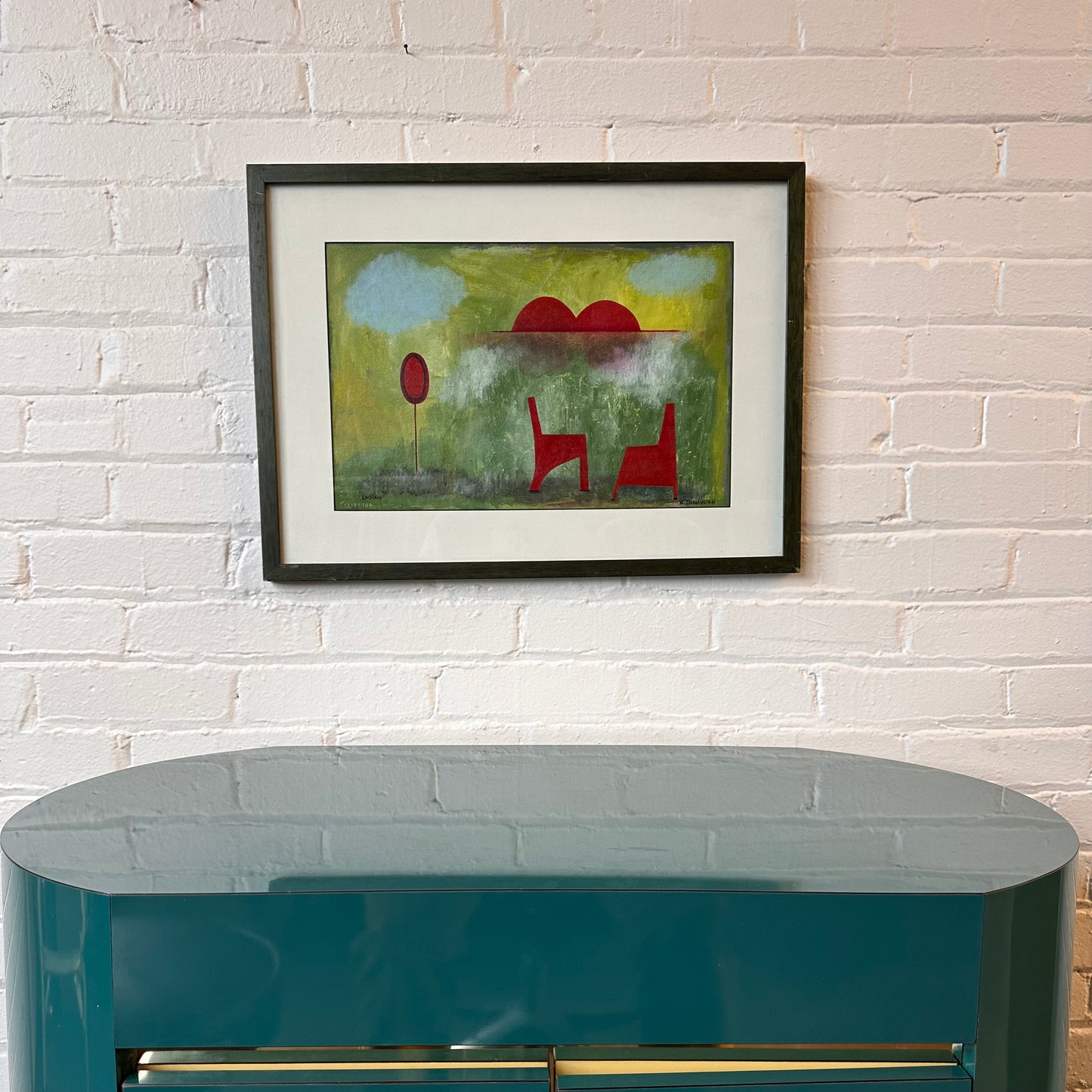 SIGNED ARTWORK BY KELLY DONAHUGH “ENDING” 2001