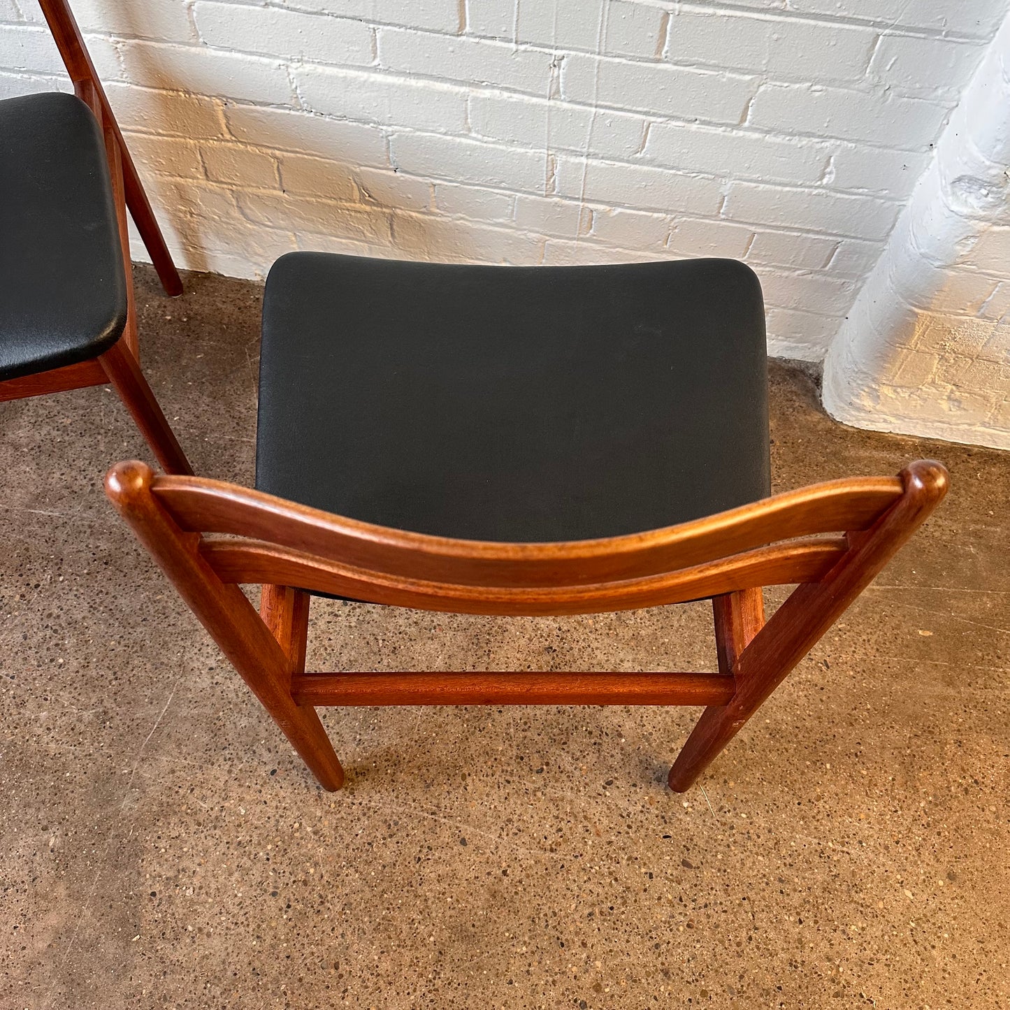 1960S BOLTINGE STOLEFABRIK DANISH TEAK DINING CHAIRS, SET OF 4