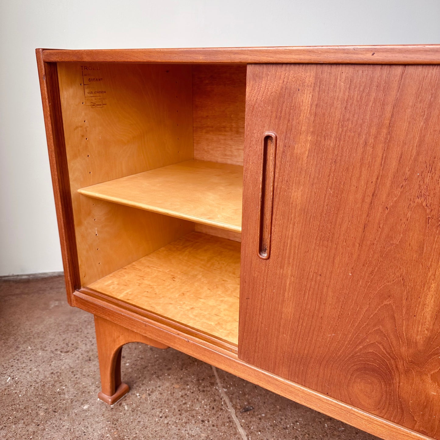 GIGANT TEAK SIDEBOARD BY NILS JONSSON FOR TROEDS SWEDEN