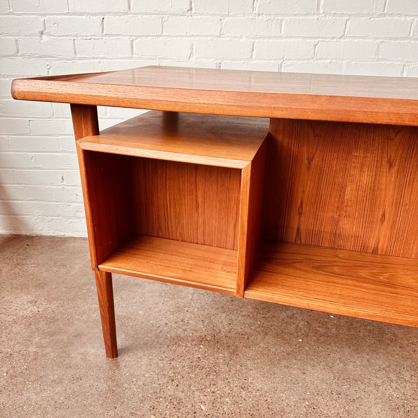 PETER LØVIG NIELSEN DANISH MODERN TEAK FLOATING DESK