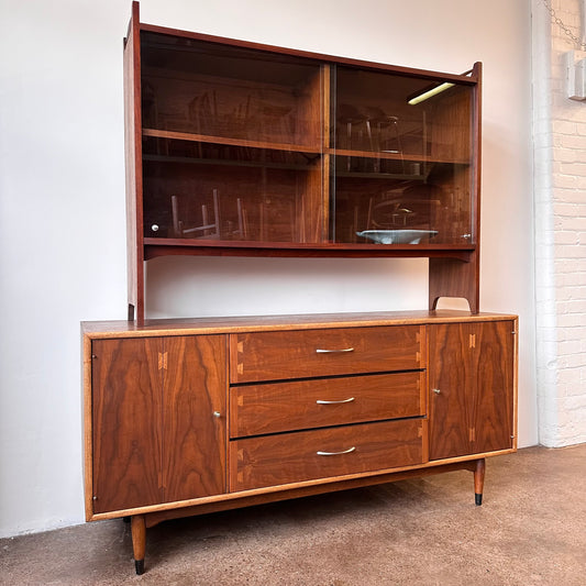 LANE ACCLAIM ANDRES BUS MID-CENTURY TWO PIECE HUTCH