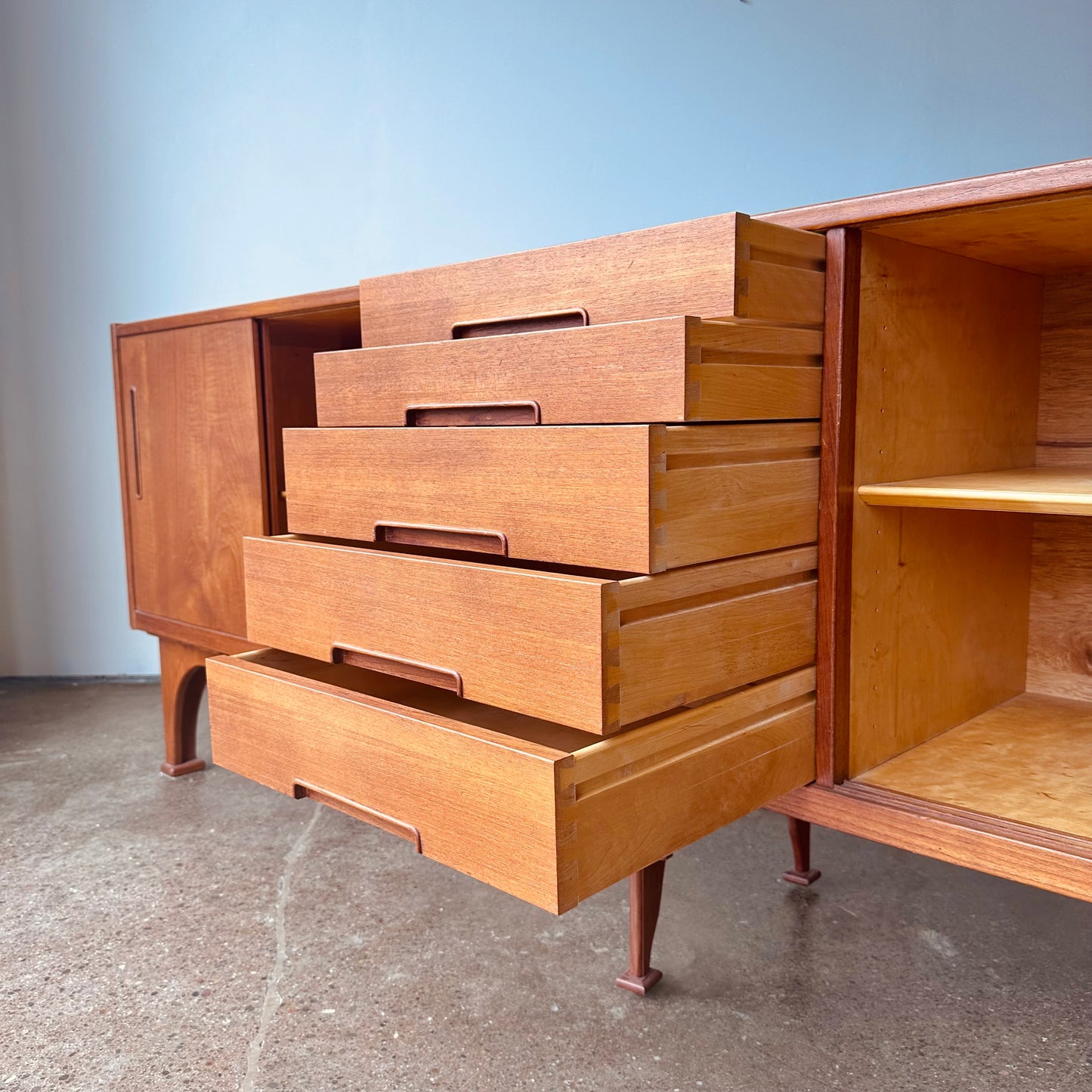 GIGANT TEAK SIDEBOARD BY NILS JONSSON FOR TROEDS SWEDEN