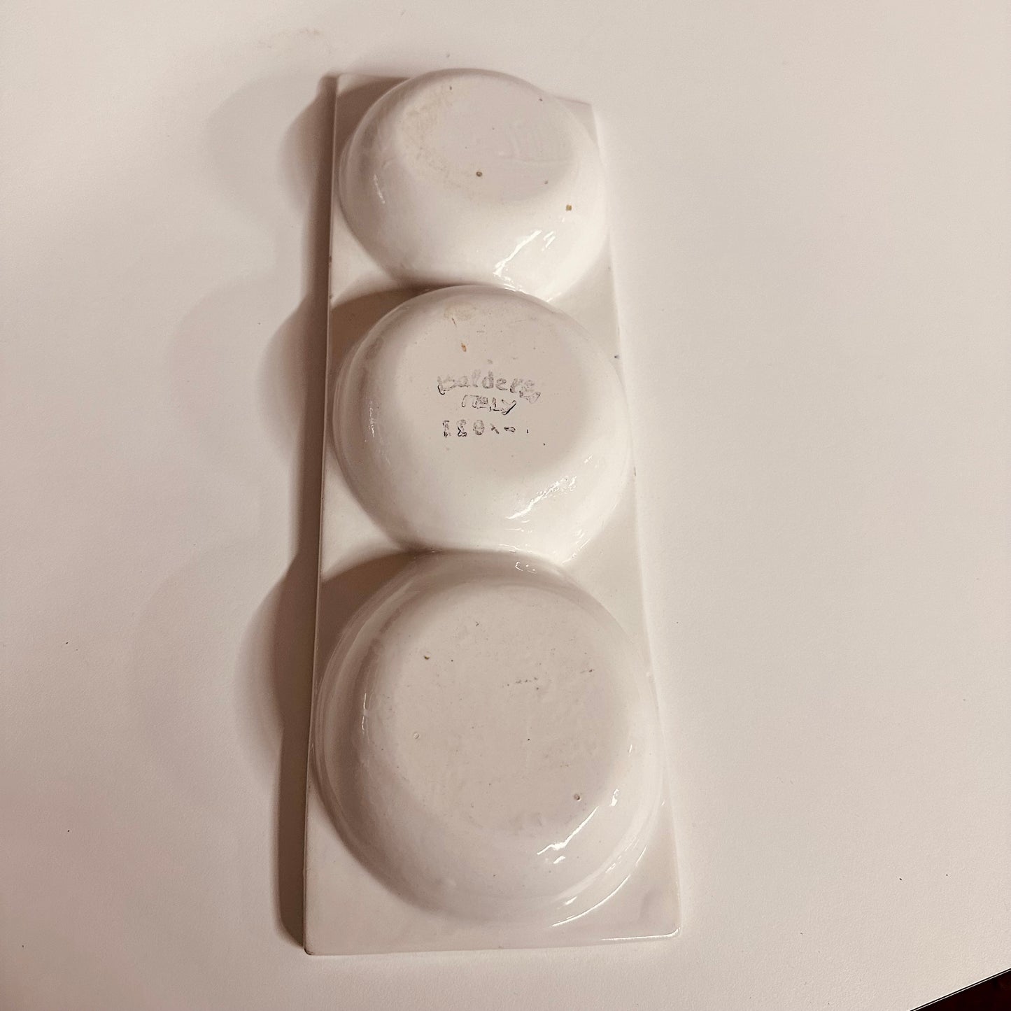 BALDELLI CERAMIC SNACK DISH MADE IN ITALY