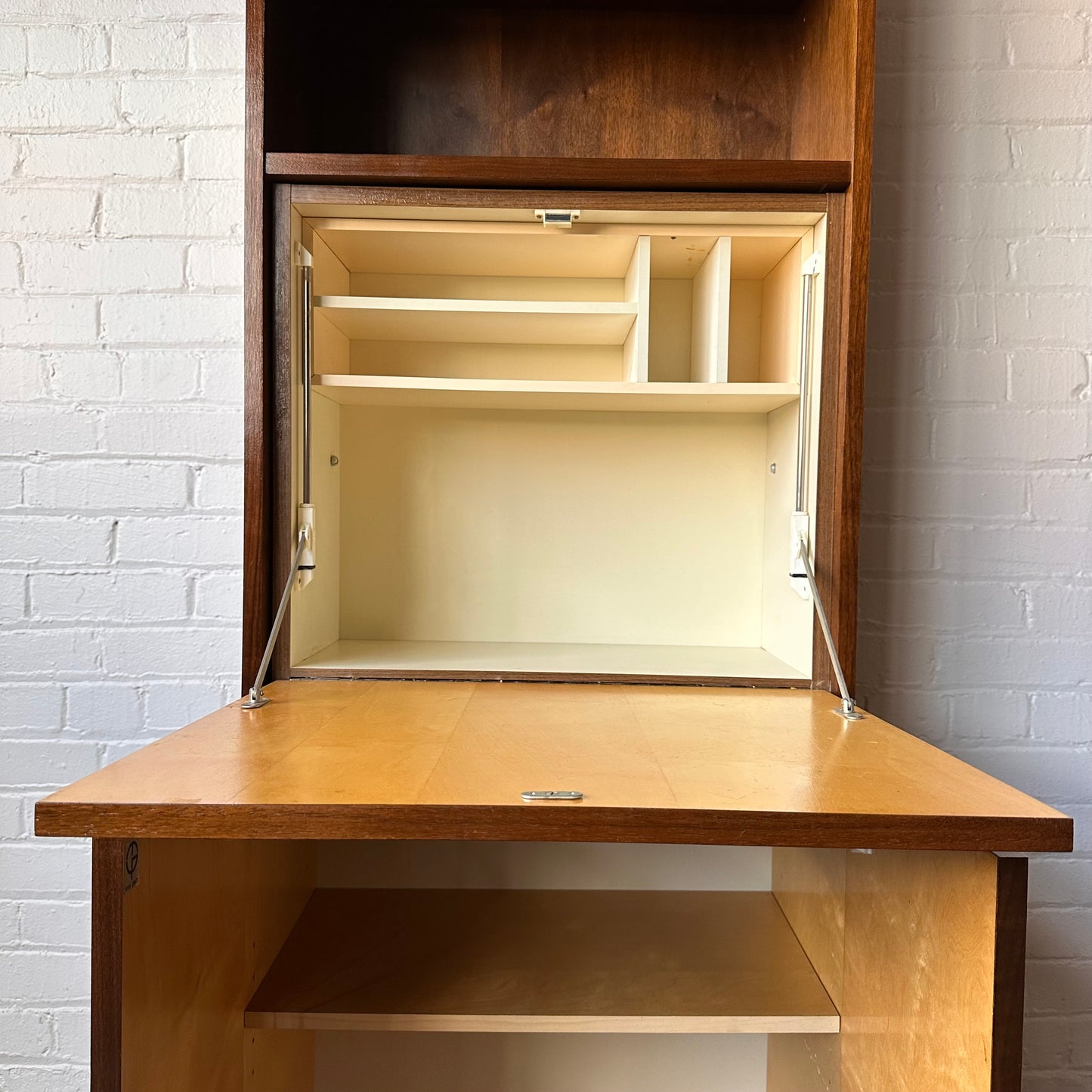 BELGIAN PULL-DOWN DESK / BAR CABINET BY VAN PELT