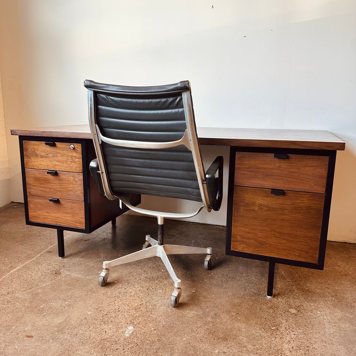 EARLY ROBERT JOHN FOR KNOLL WALNUT EXECUTIVE DESK