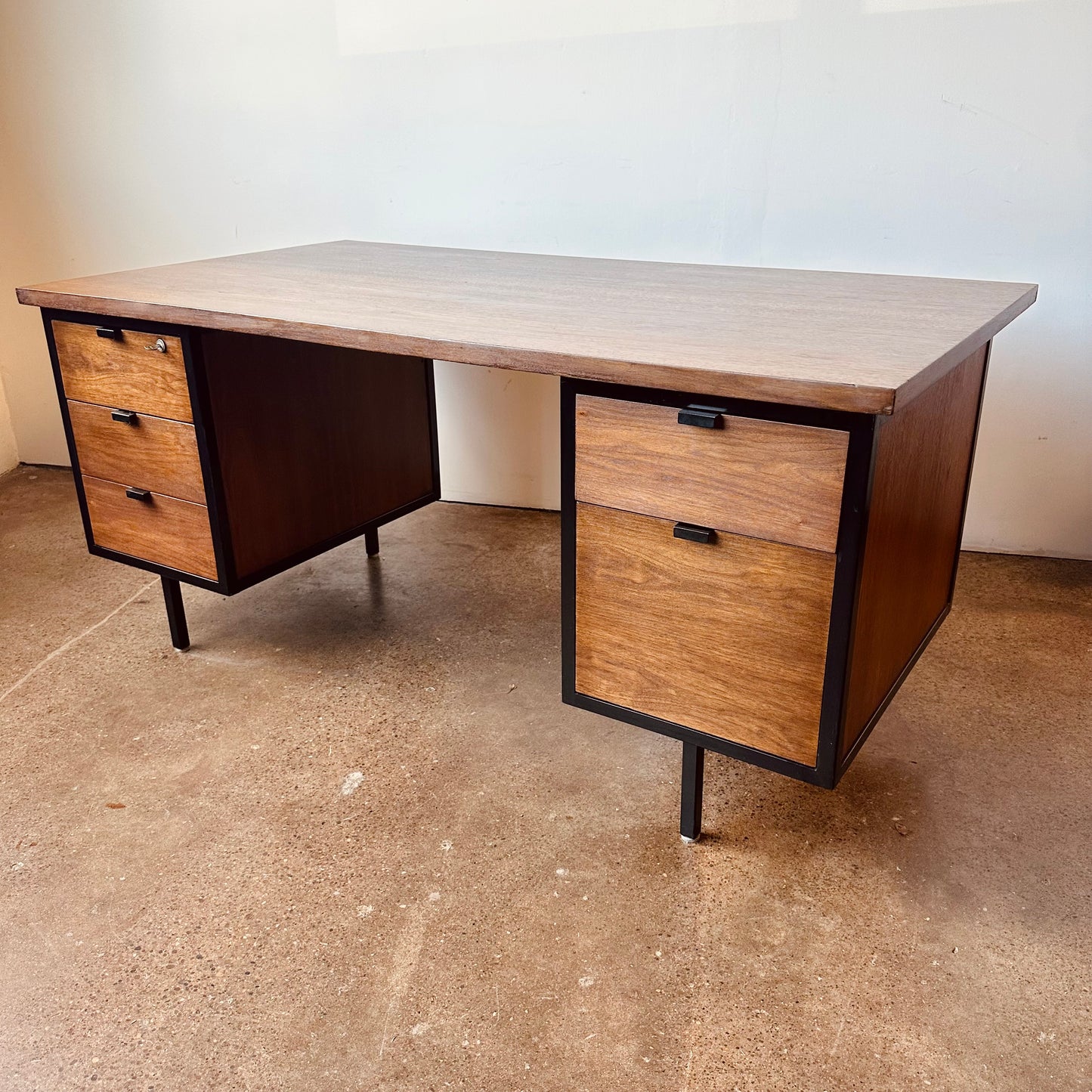 EARLY ROBERT JOHN FOR KNOLL WALNUT EXECUTIVE DESK