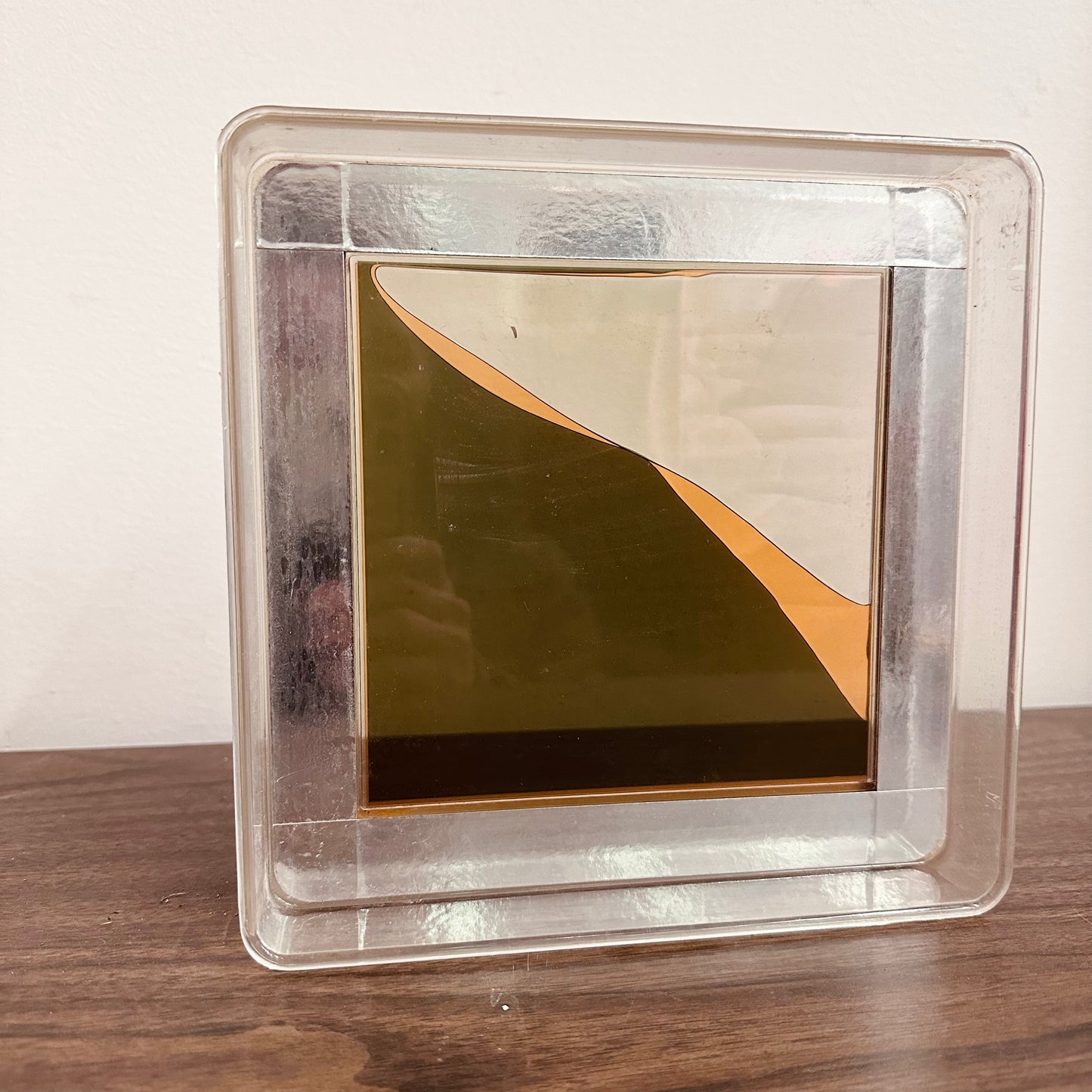 ARTEK 8" COLOR WINDOW PLASTIC LIQUID MOTION DESK TOY OP ART 1970S
