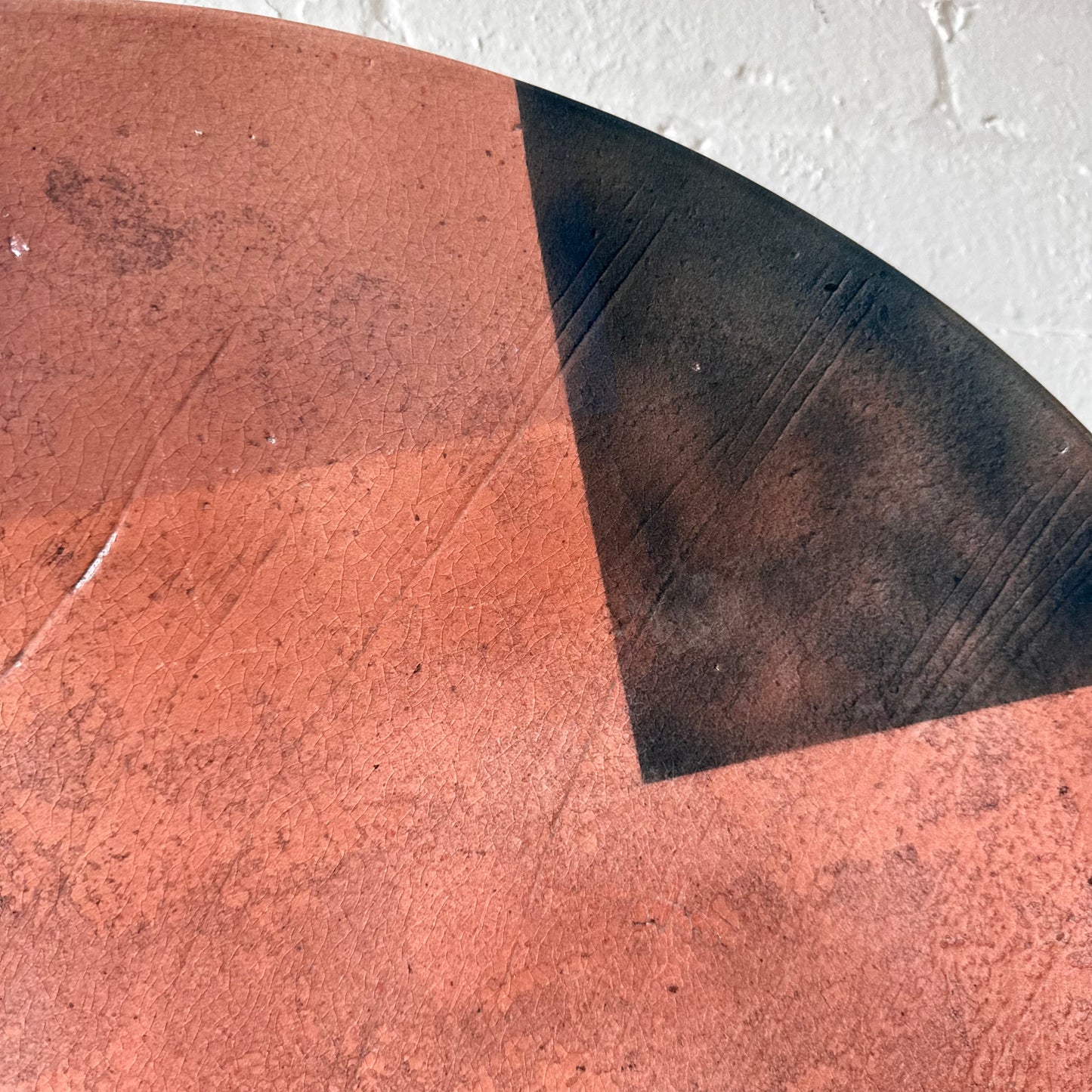 ABSTRACT CERAMIC ART PLATE BY DOUGLAS KENNEY