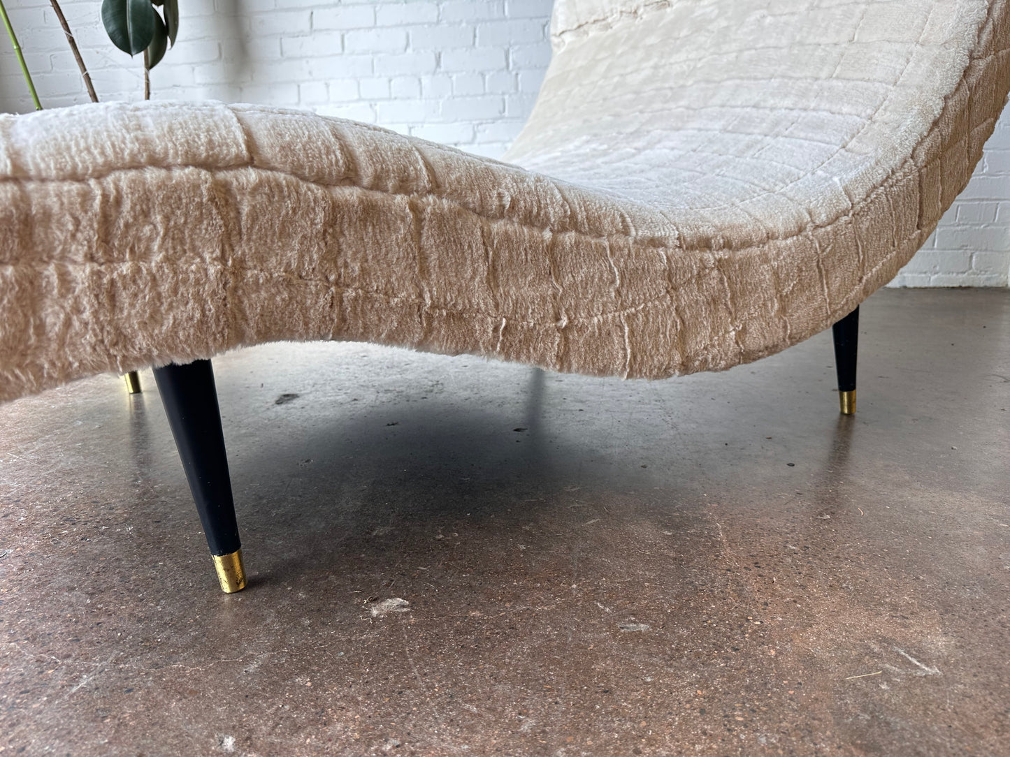 ADRIAN PEARSALL FOR CRAFT ASSOCIATES WAVE CHAISE LOUNGE