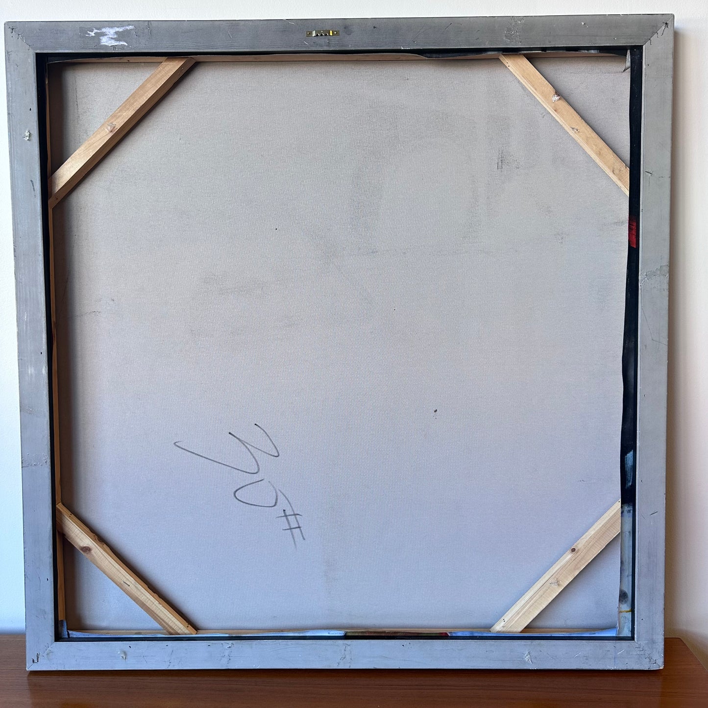 SIGNED AND FRAMED ABSTRACT ARTWORK BY ARTIST JINZHONG