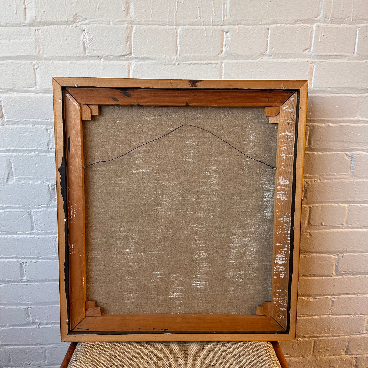 FRAMED ORIGINAL ABSTRACT OIL PAINTING