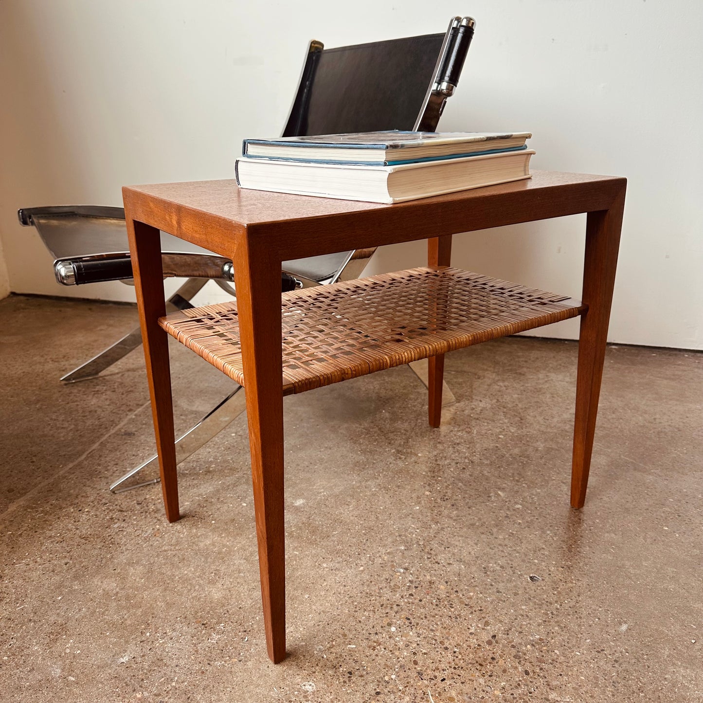 SEVERIN HANSEN SIDE TABLE TEAK BY HASLEV MOBELSNEDSKERI DENMARK 1960
