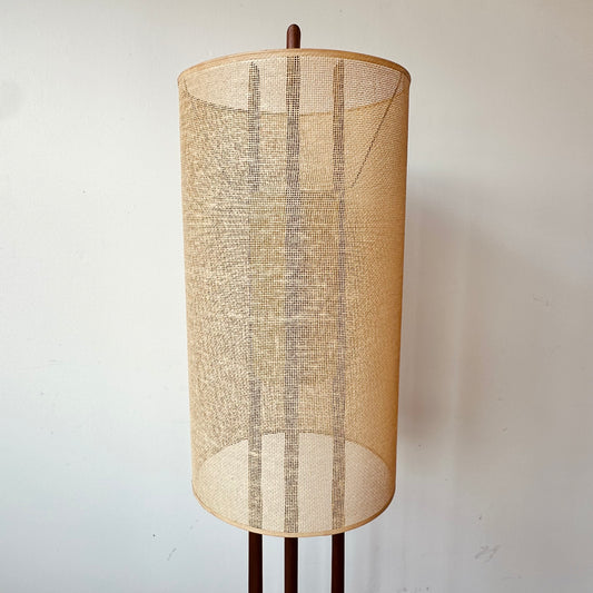 V H WOOLUMS FLOOR LAMP WITH ORIGINAL SHADE