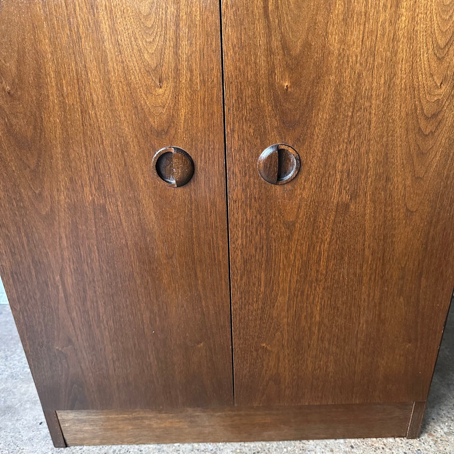 BELGIAN PULL-DOWN DESK / BAR CABINET BY VAN PELT