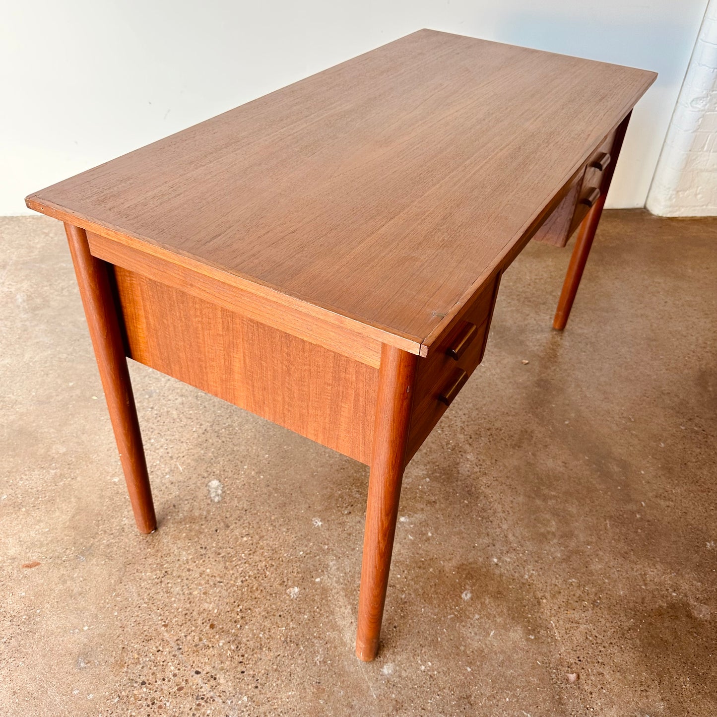 DANISH MODERN TEAK WRITING DESK