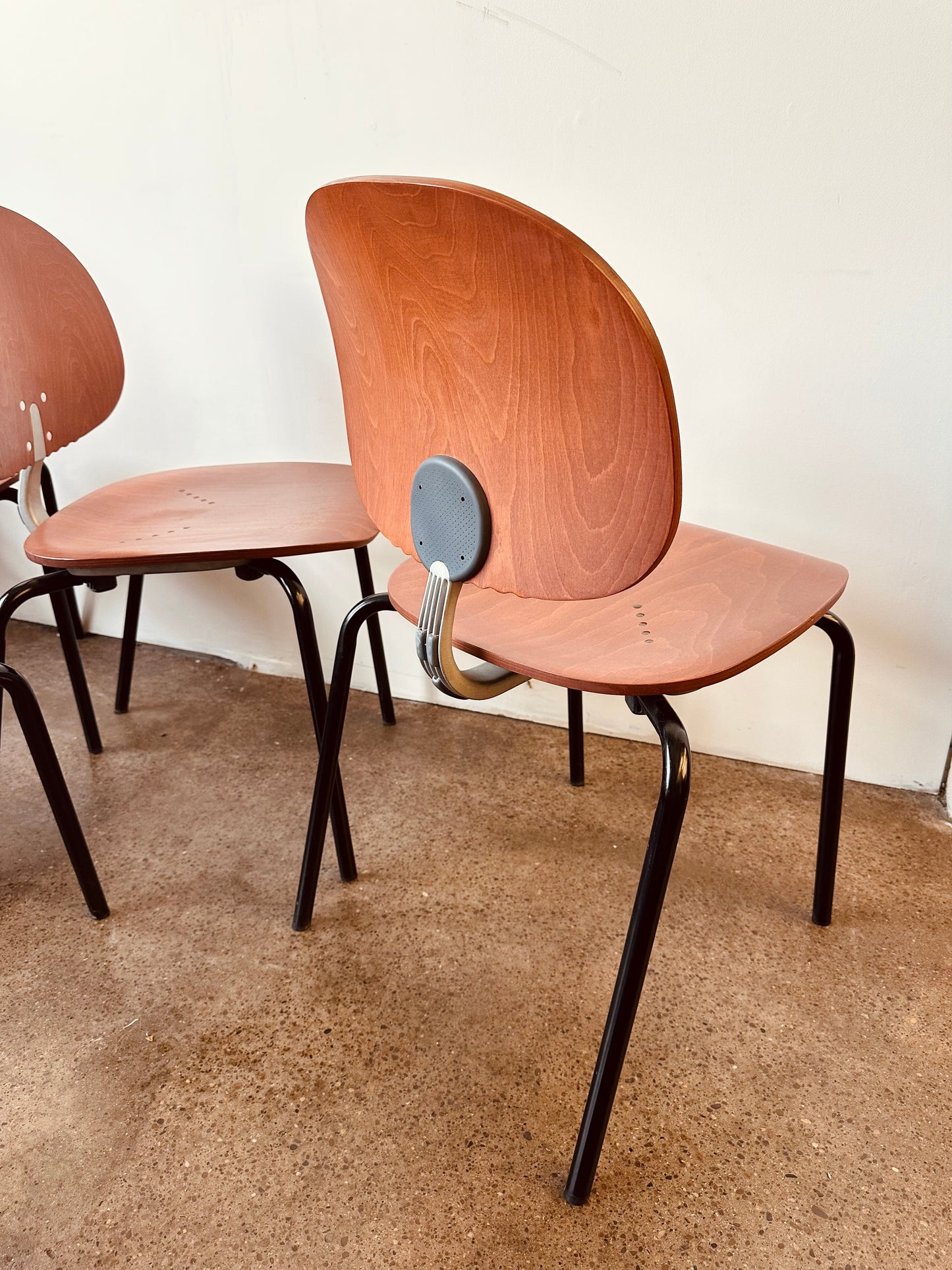 GIANCARLO PIRETTI XYLON INDUSTRIAL BENTWOOD CHAIRS (7 AVAILABLE)