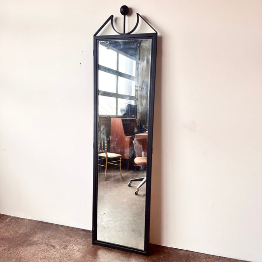 MODERNIST BLACK FRAME FULL LENGTH FLOOR MIRROR