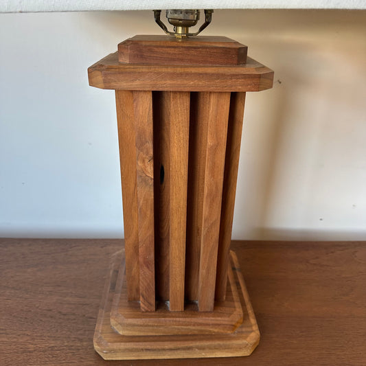 DANISH TEAK TABLE LAMP
