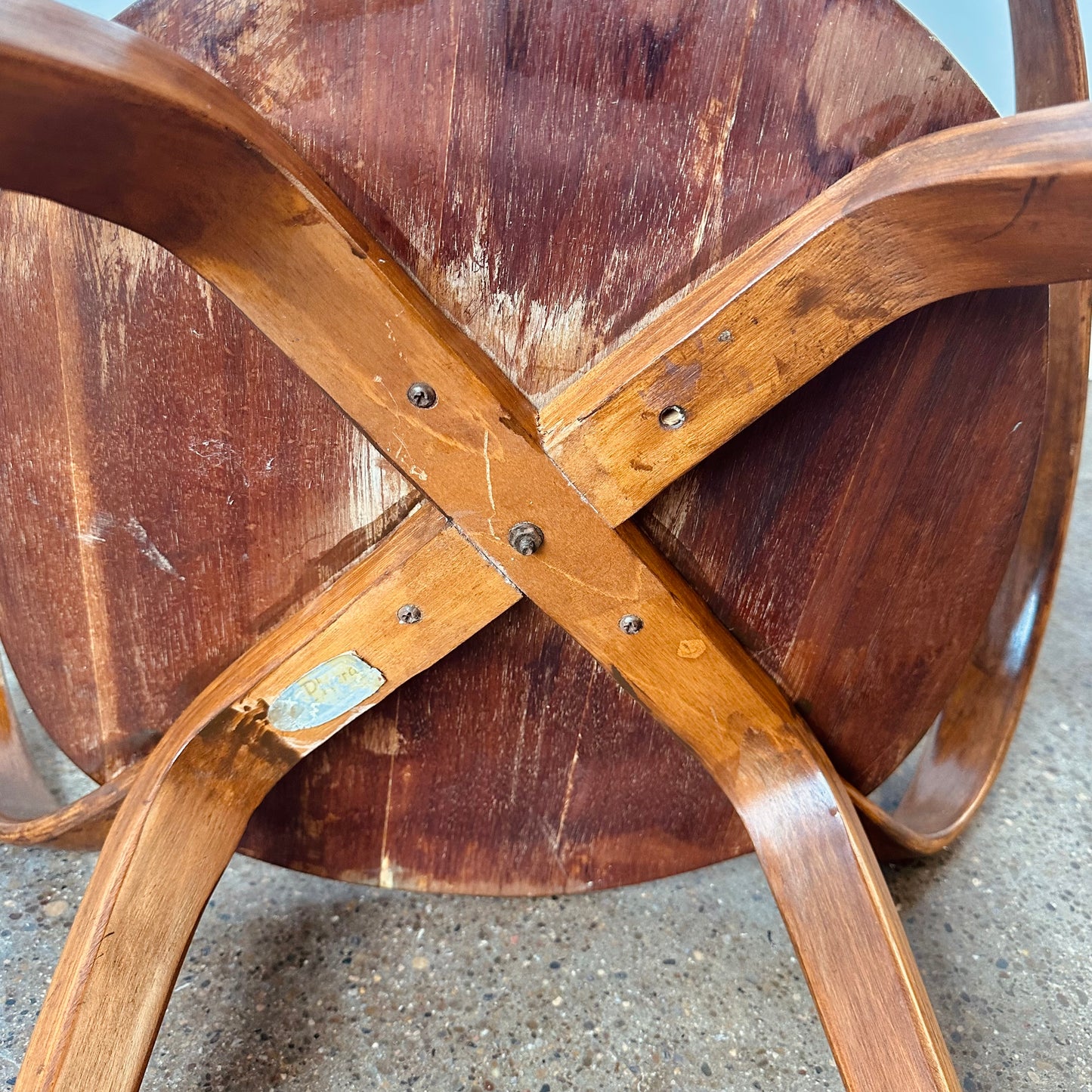 PAIR OF NORMAN CHERNER FOR PLYCRAFT BENWOOD PRETZEL CHAIRS