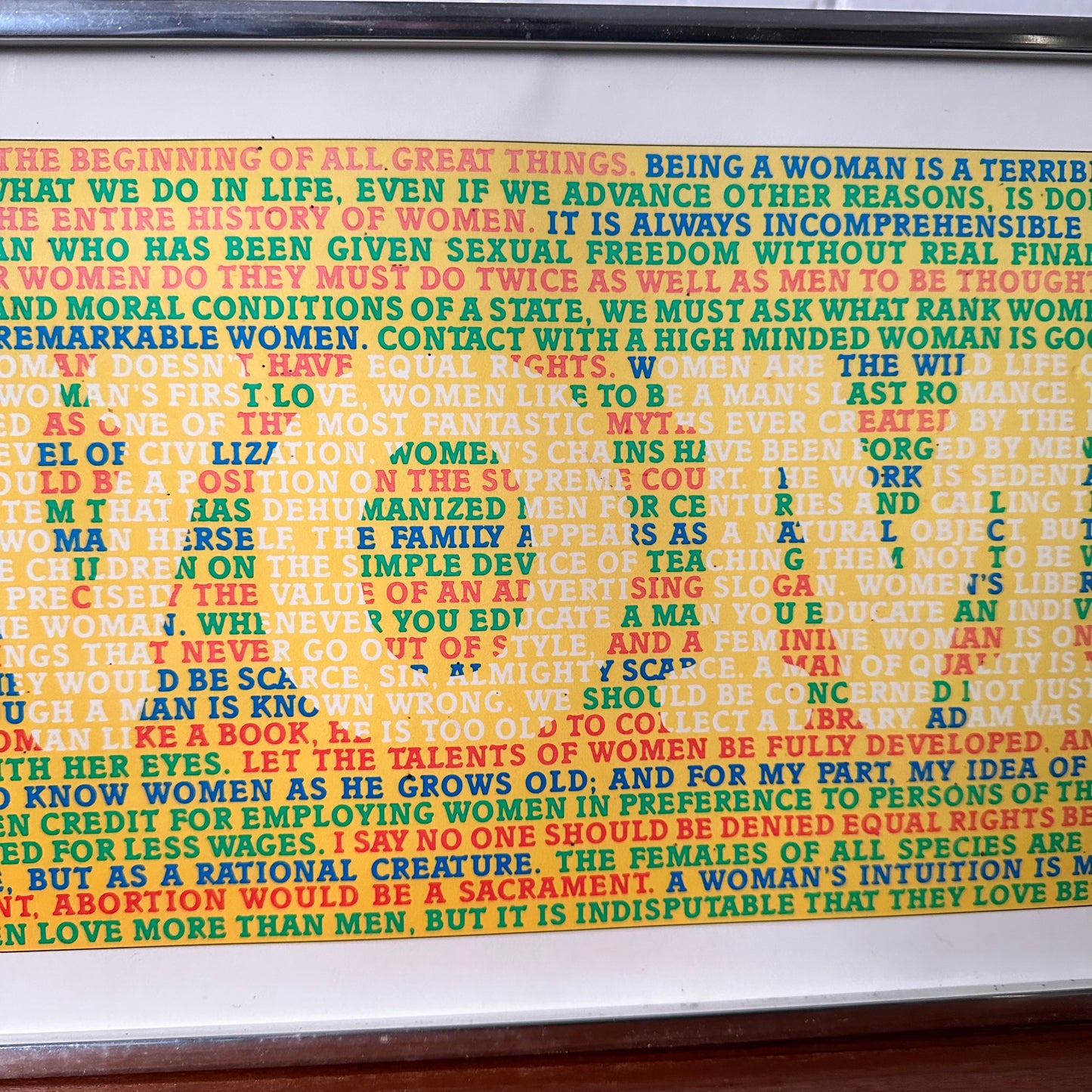KENNETH GROOMS "WOMAN" VINTAGE FRAMED PRINT 1980