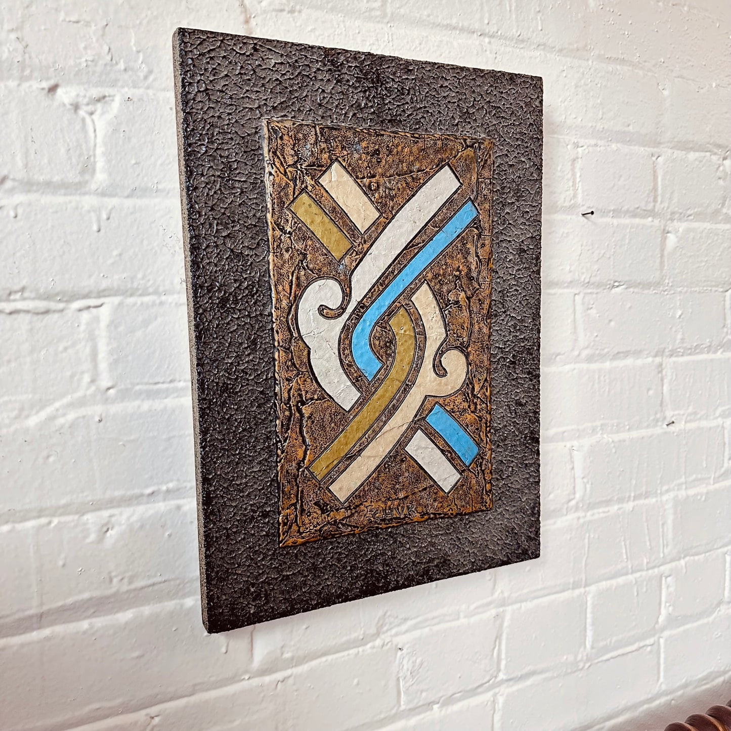 CHUCK MORRIS 1976 MEXICAN RELIEF ART