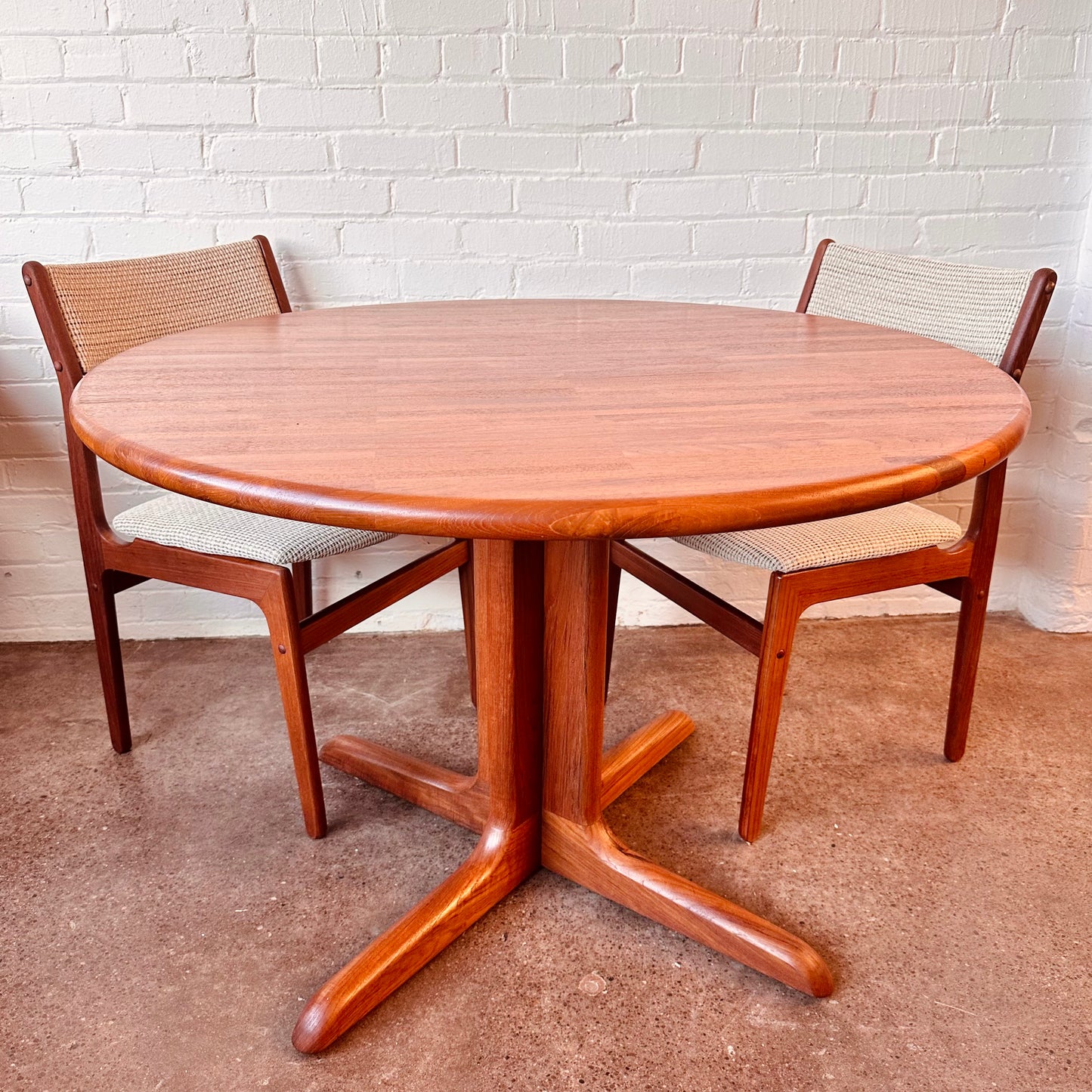 RESTORED TEAK DINETTE TABLE BY SUN FURNITURE